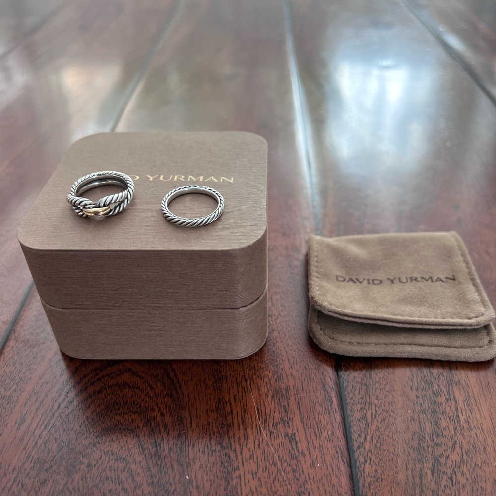 David Yurman Cable Ring Stack - image 1